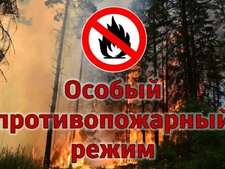 Введен особый противопожарный режим!.